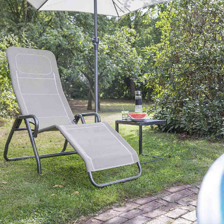 SIENA GARDEN Bito Kippliege anthrazit / taupe